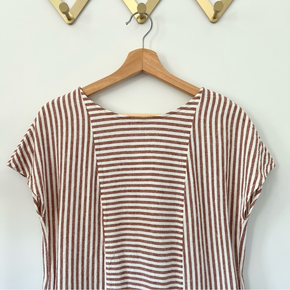 Easy Madewell Linen Blend Summer Dress - Picture 3 of 10